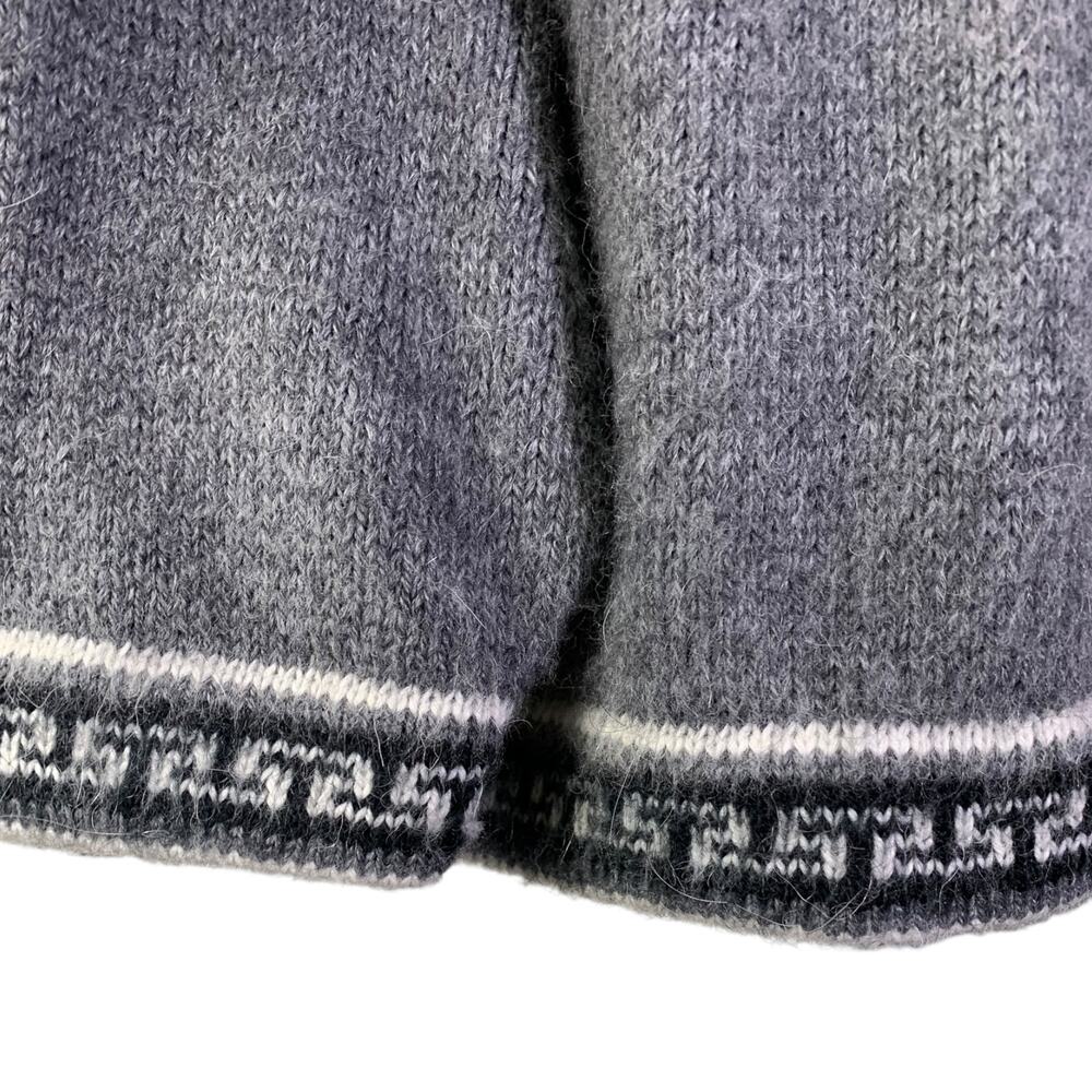 100% Alpaca Made in Peru Women's Hand Made Sweater Jumper Size S Pullover Soft - Picture 4 of 5